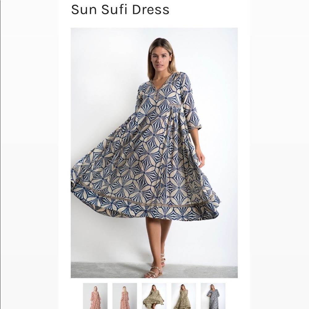 Beautiful 100% cotton dress from Greece. XS
